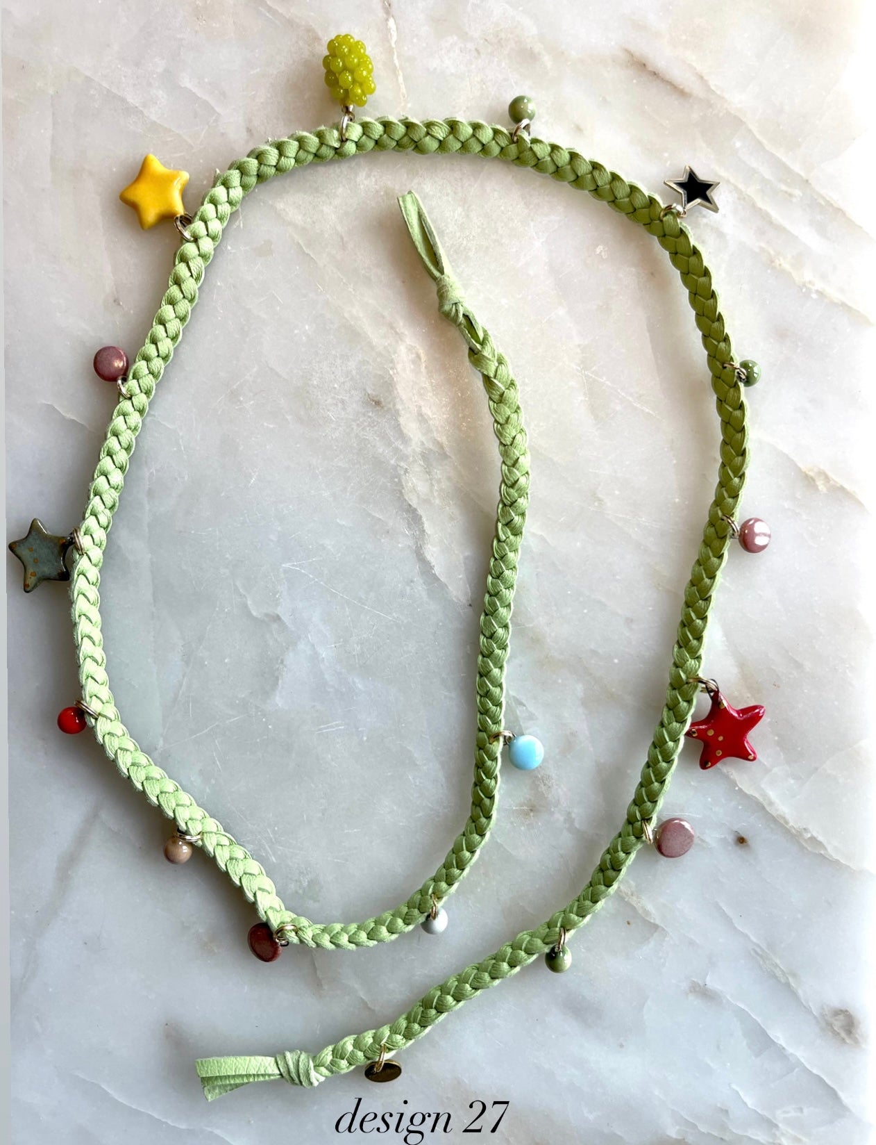 Caviar Crafts Leather Wrap Bracelet