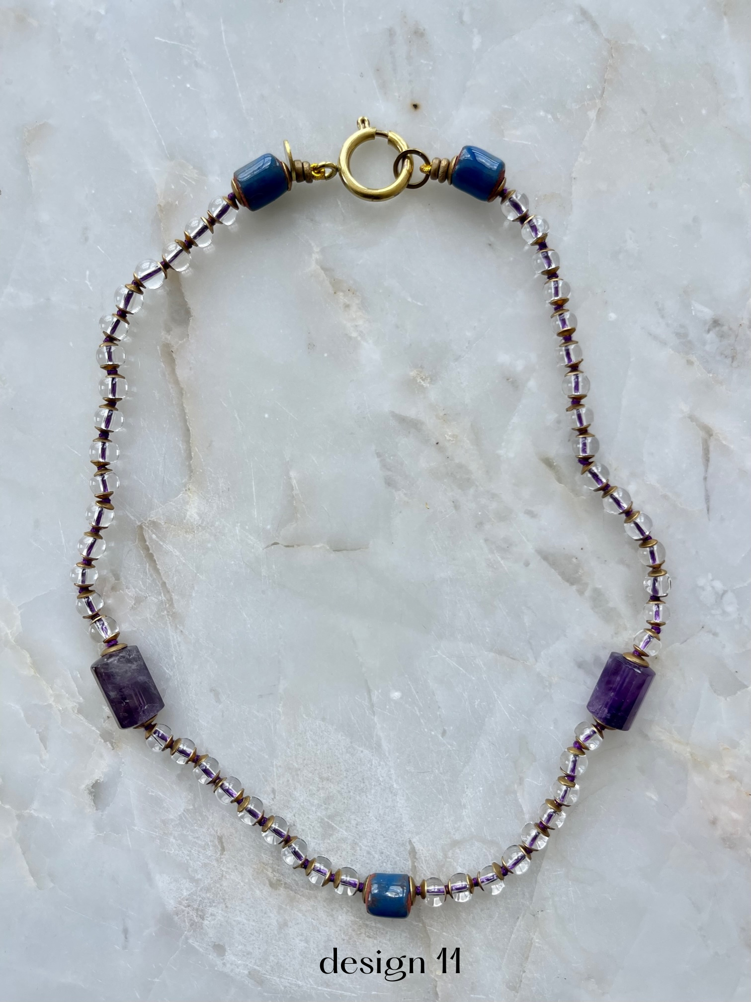 The Rock Candy Delight necklaces