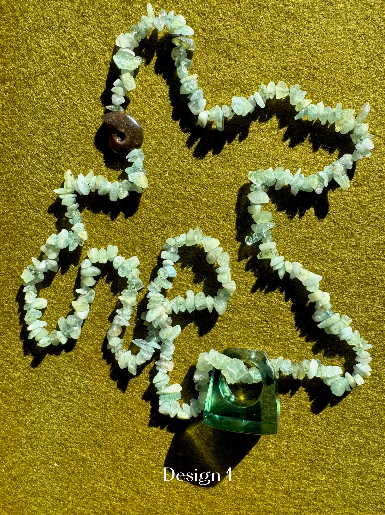The Crystal Currents necklaces