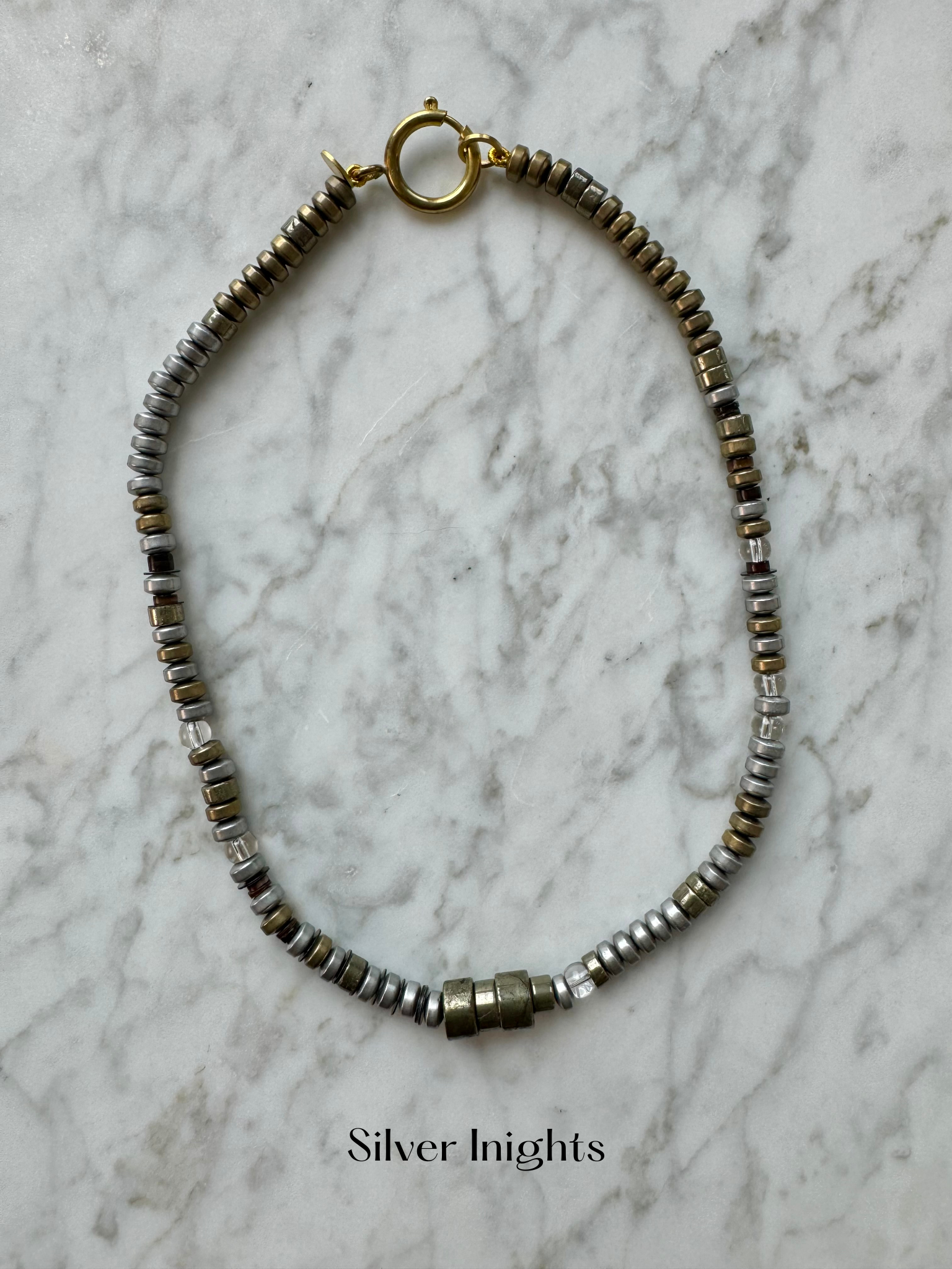 The Silver Insights & Golden Highlights Necklace