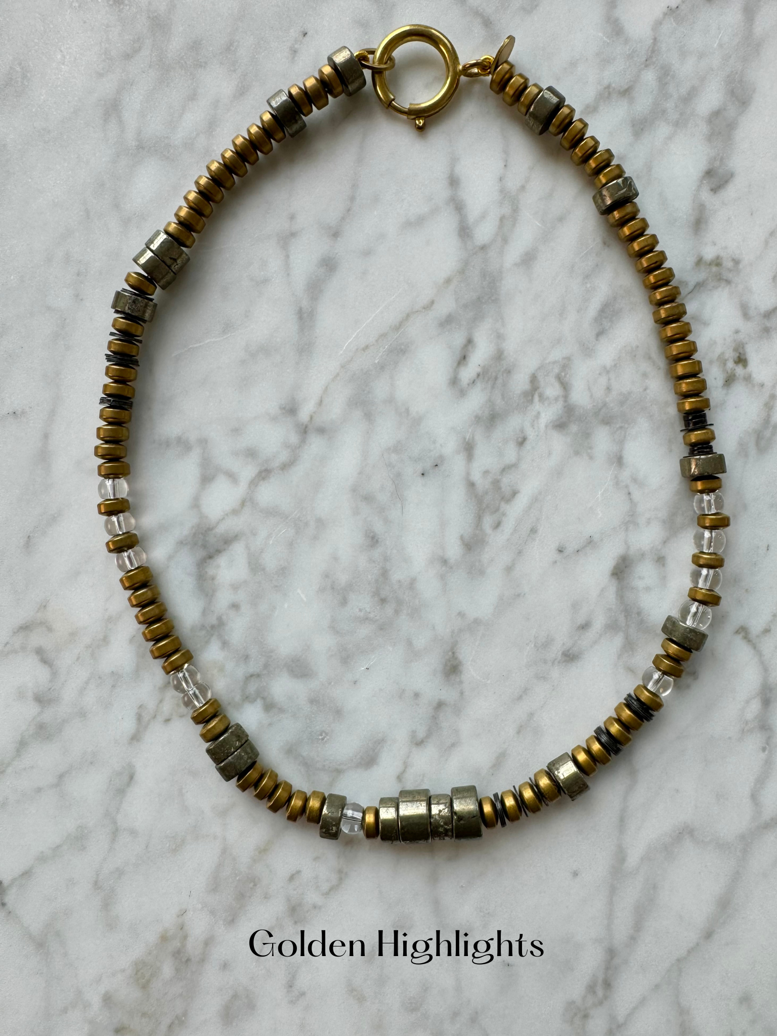 The Silver Insights & Golden Highlights Necklace