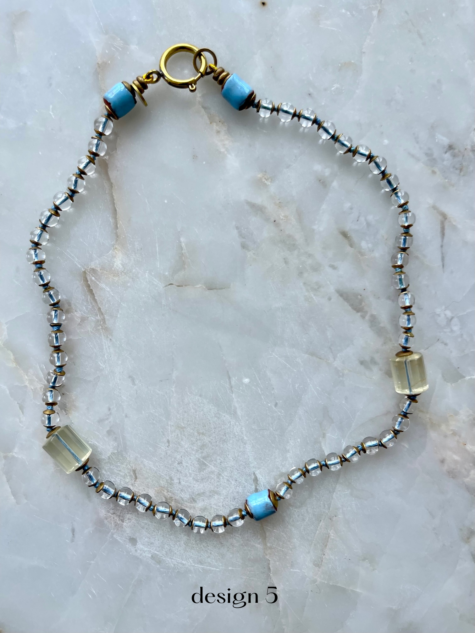 The Rock Candy Delight necklaces