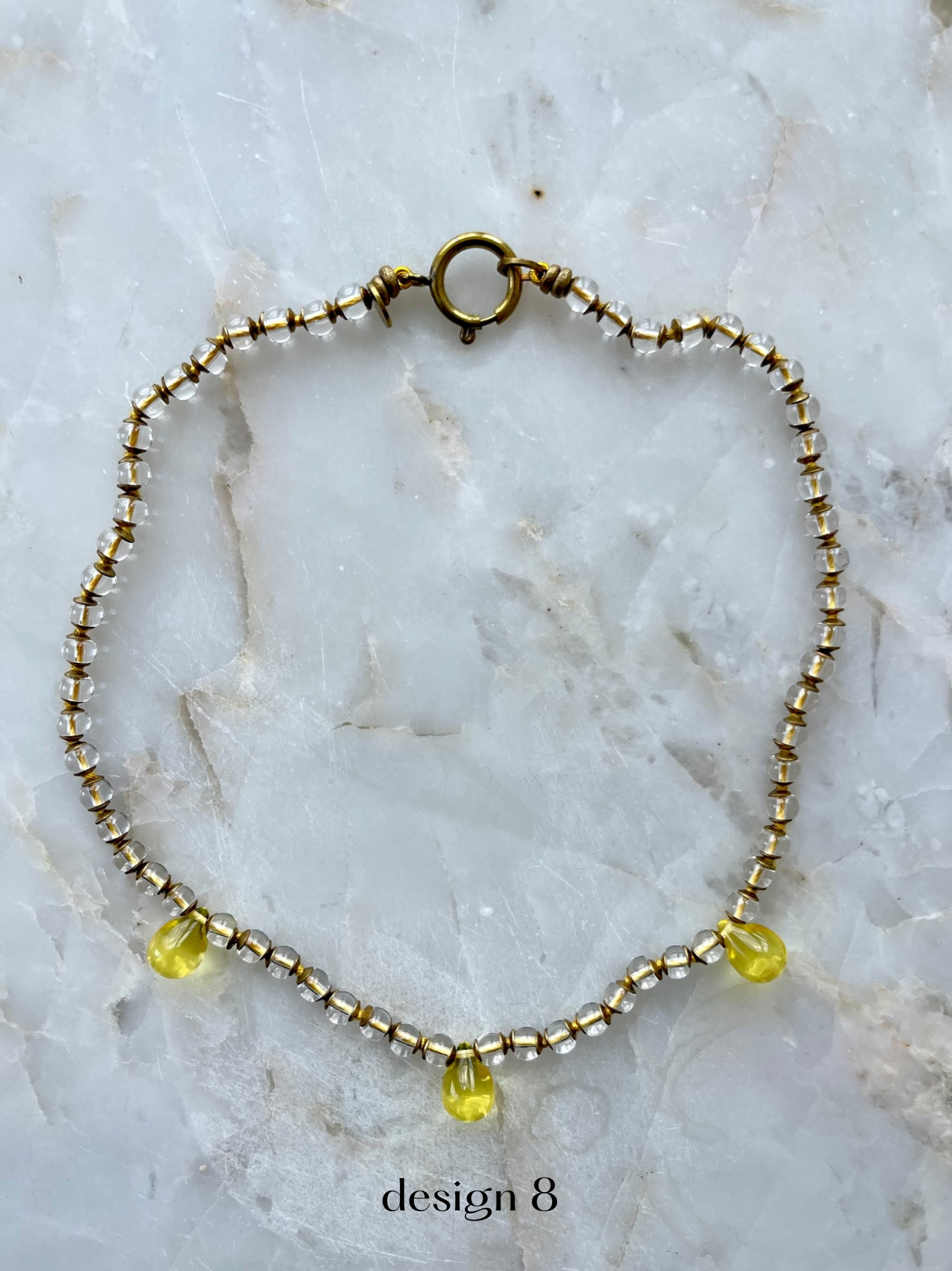 The Rock Candy Delight necklaces