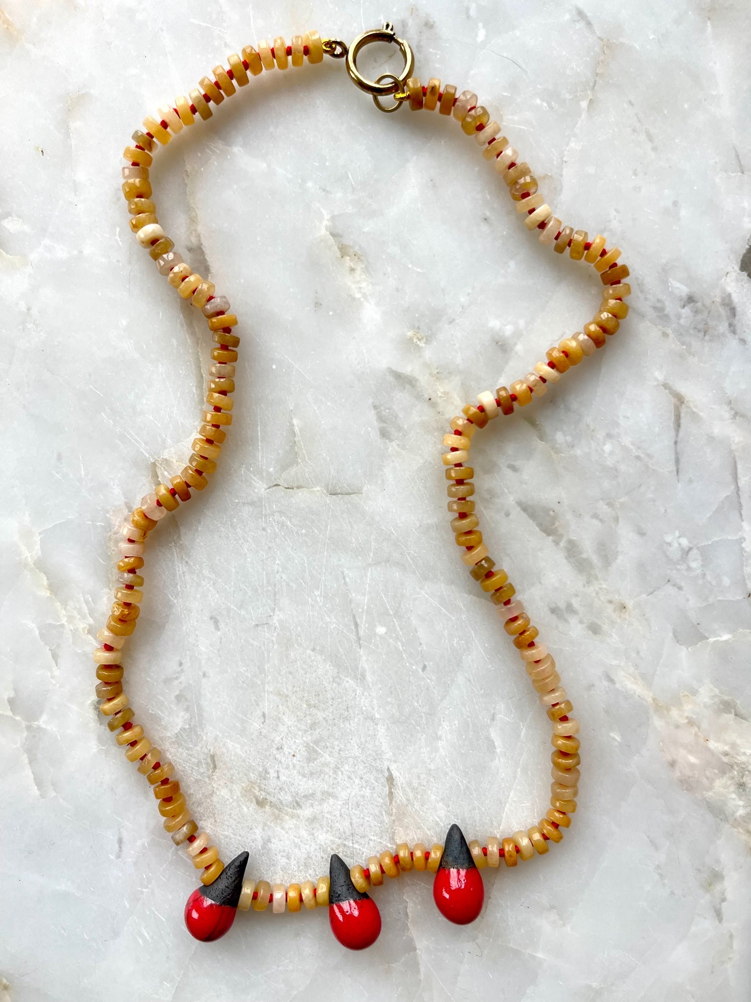 The Jade Rouge Witch necklace