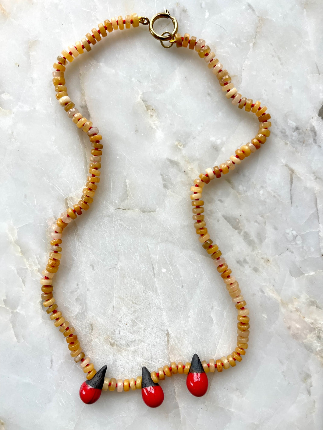 The Jade Rouge Witch necklace