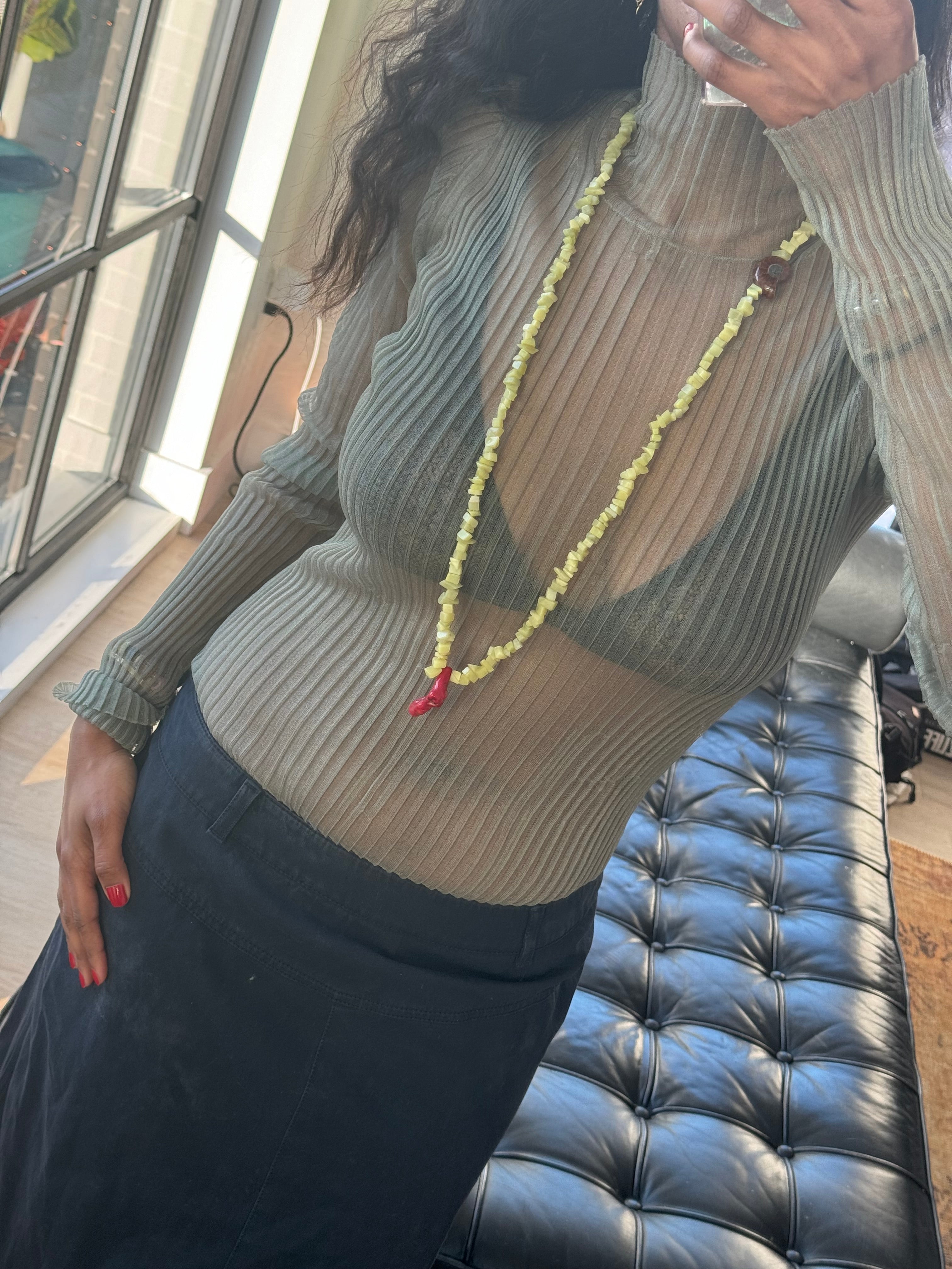 The Crystal Currents necklaces