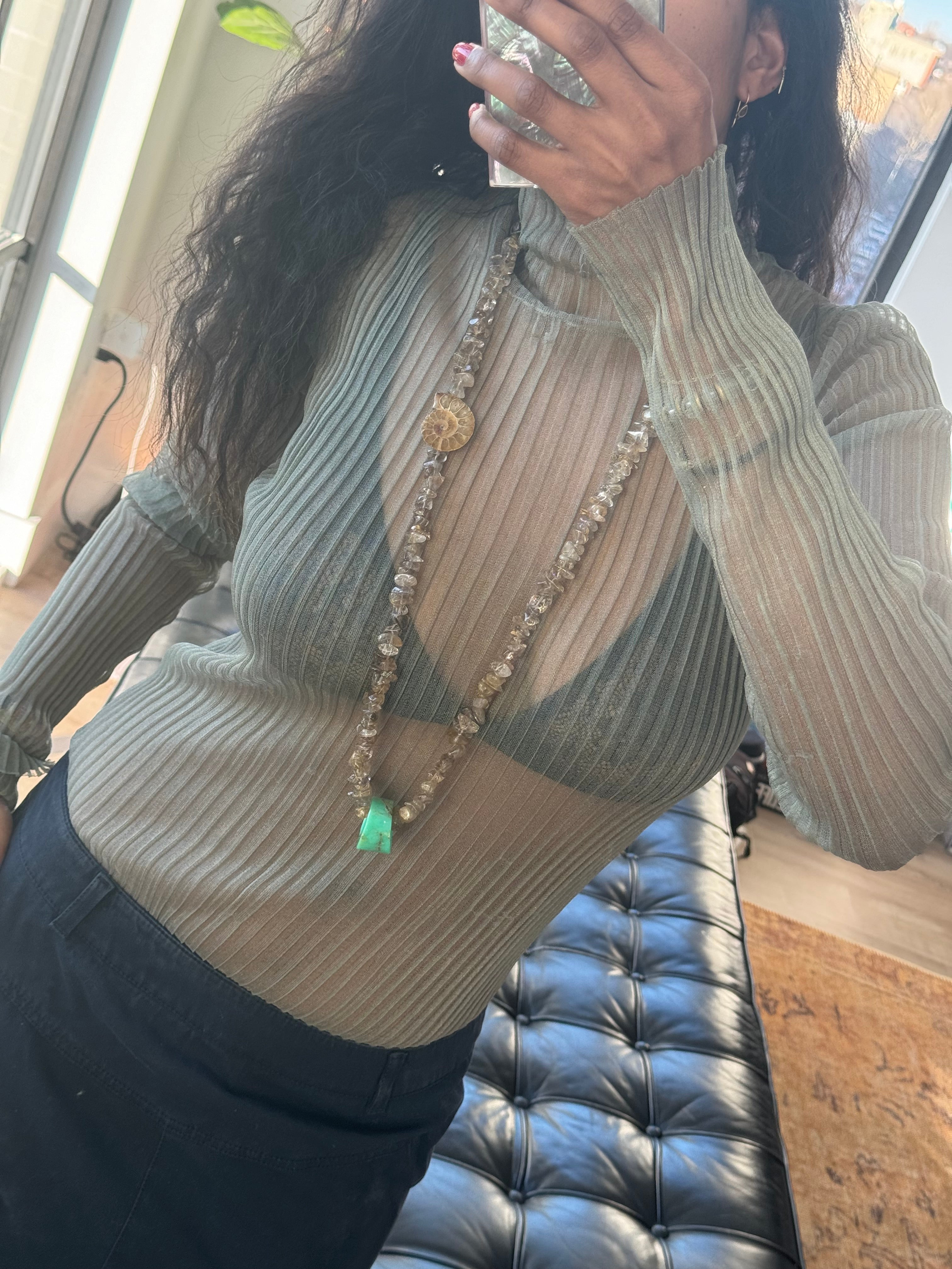 The Crystal Currents necklaces