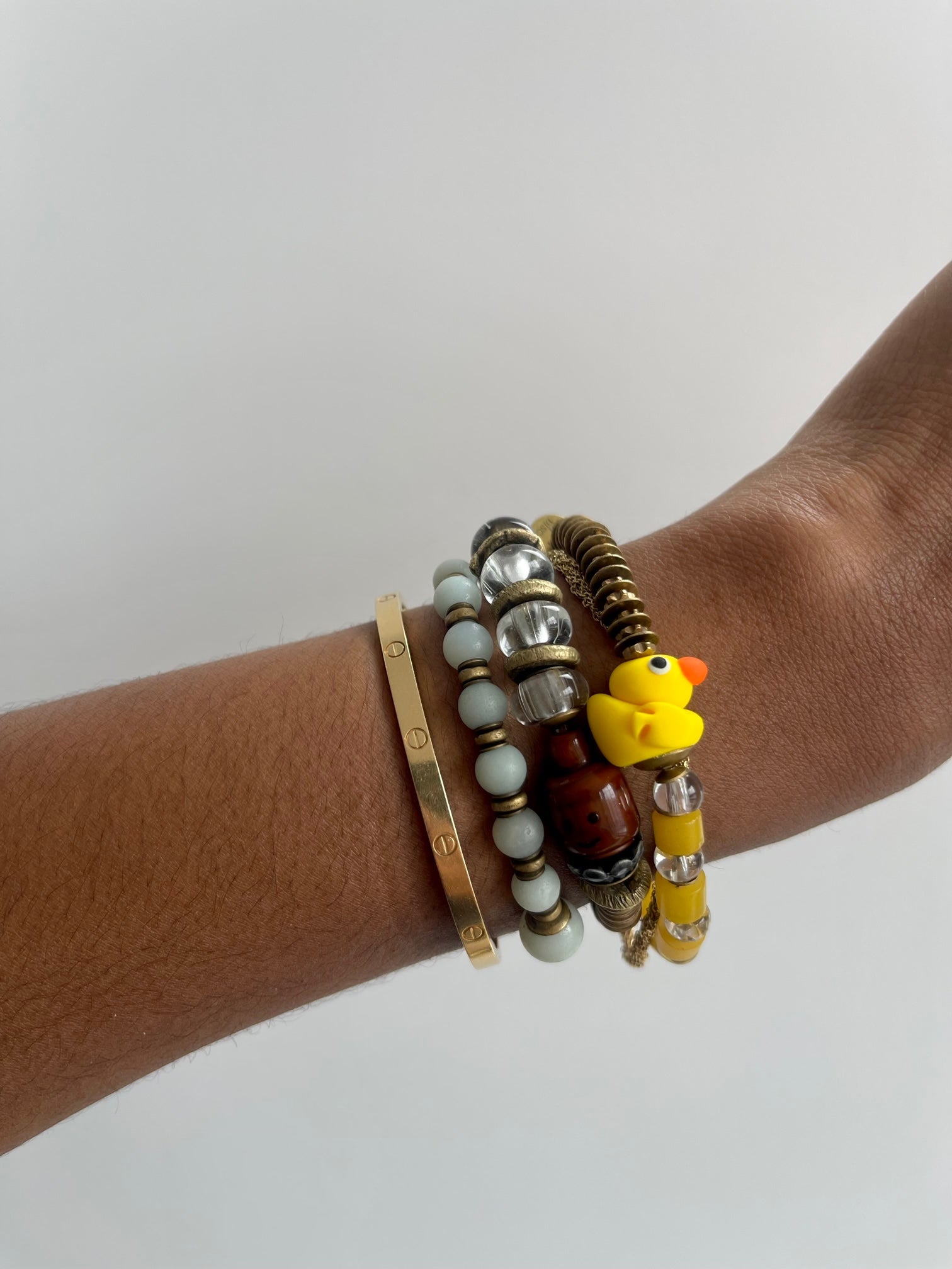Buy Birds Quack Duck Cucoloris Heart Chain Bracelet Jewelry Charm Fashion  at Amazon.in