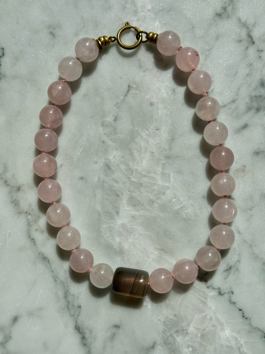 The Rose Serenity Orb necklace