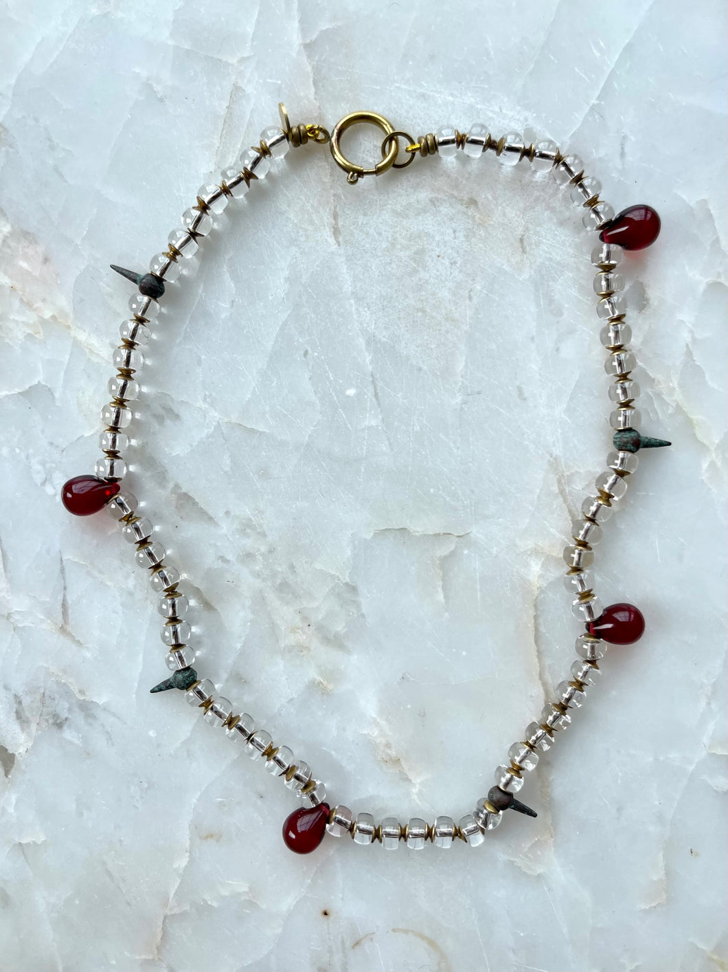 The Bloodied Bramble necklace