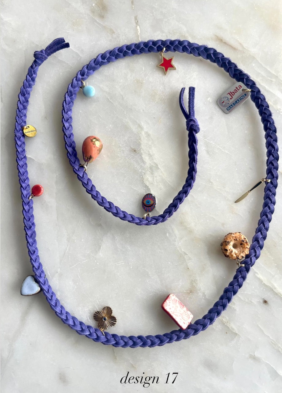 Caviar Crafts Leather Wrap Bracelet