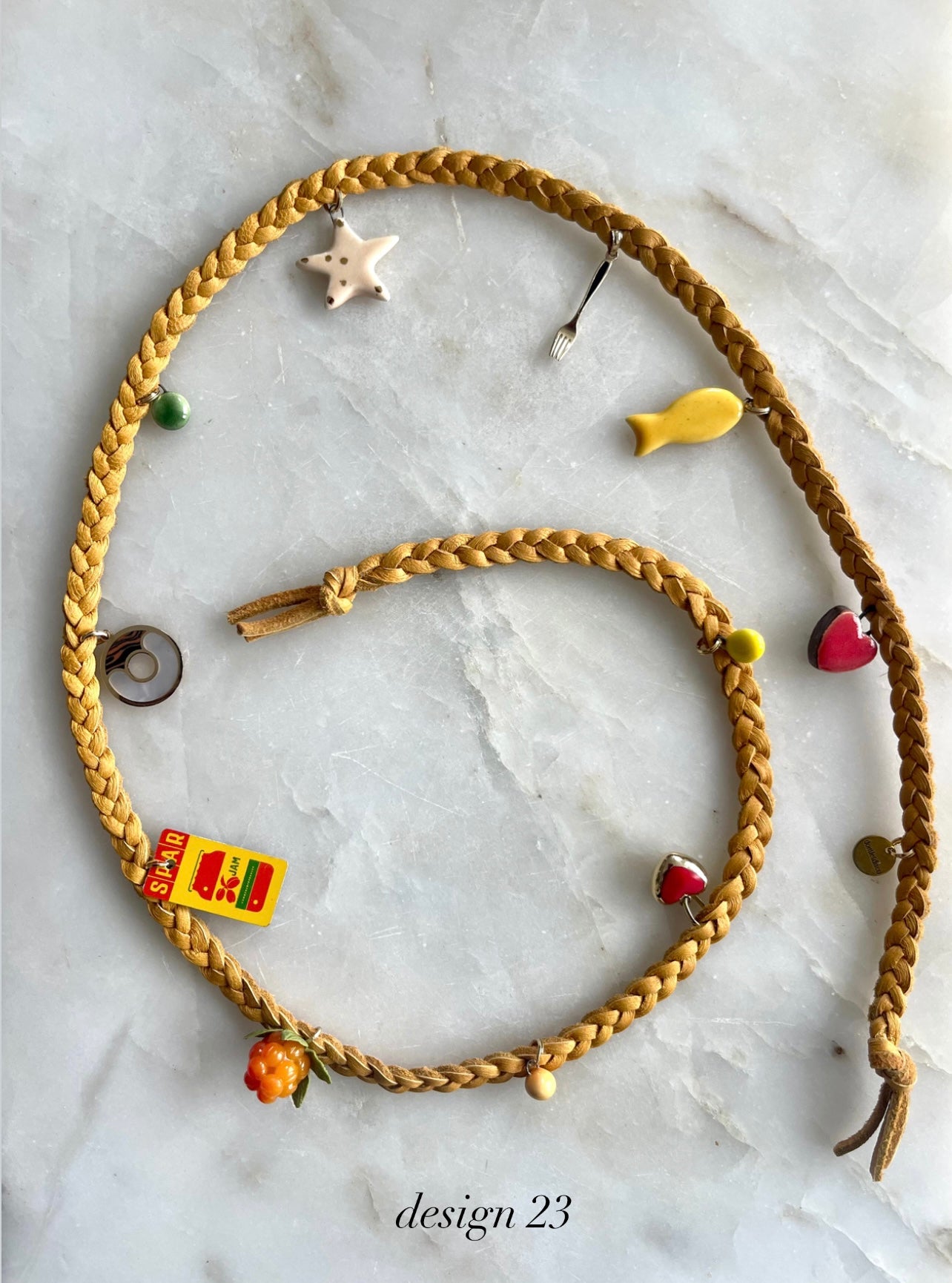 Caviar Crafts Leather Wrap Bracelet