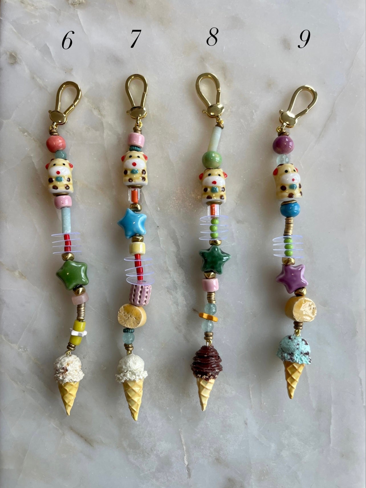 Disco Sugarette Bag Charms