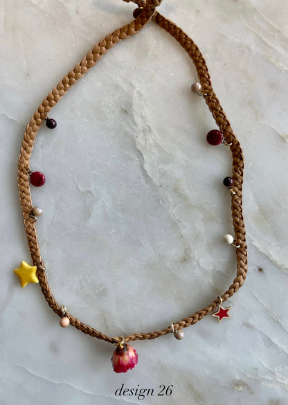 Caviar Crafts Leather Wrap Bracelet