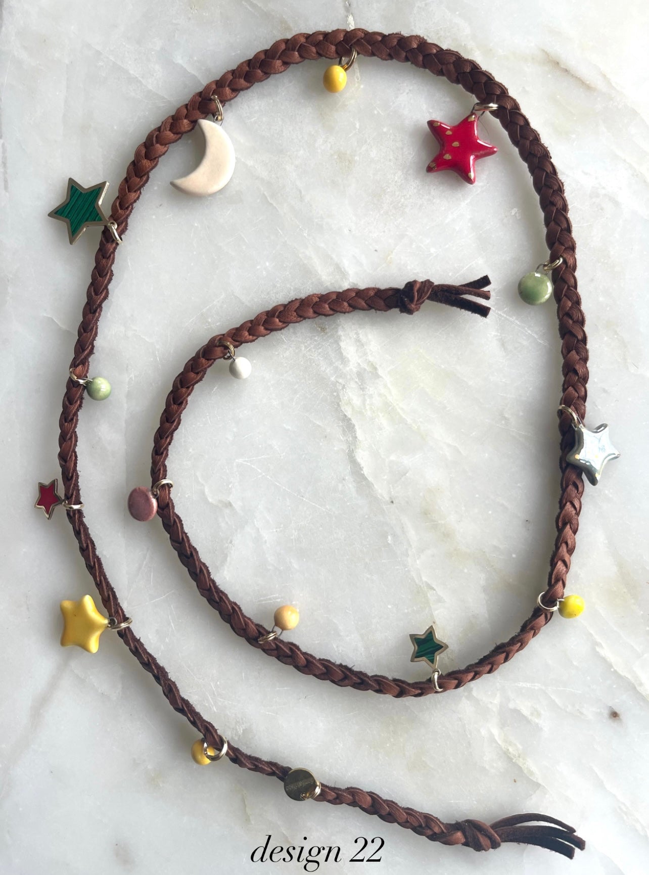 Caviar Crafts Leather Wrap Bracelet