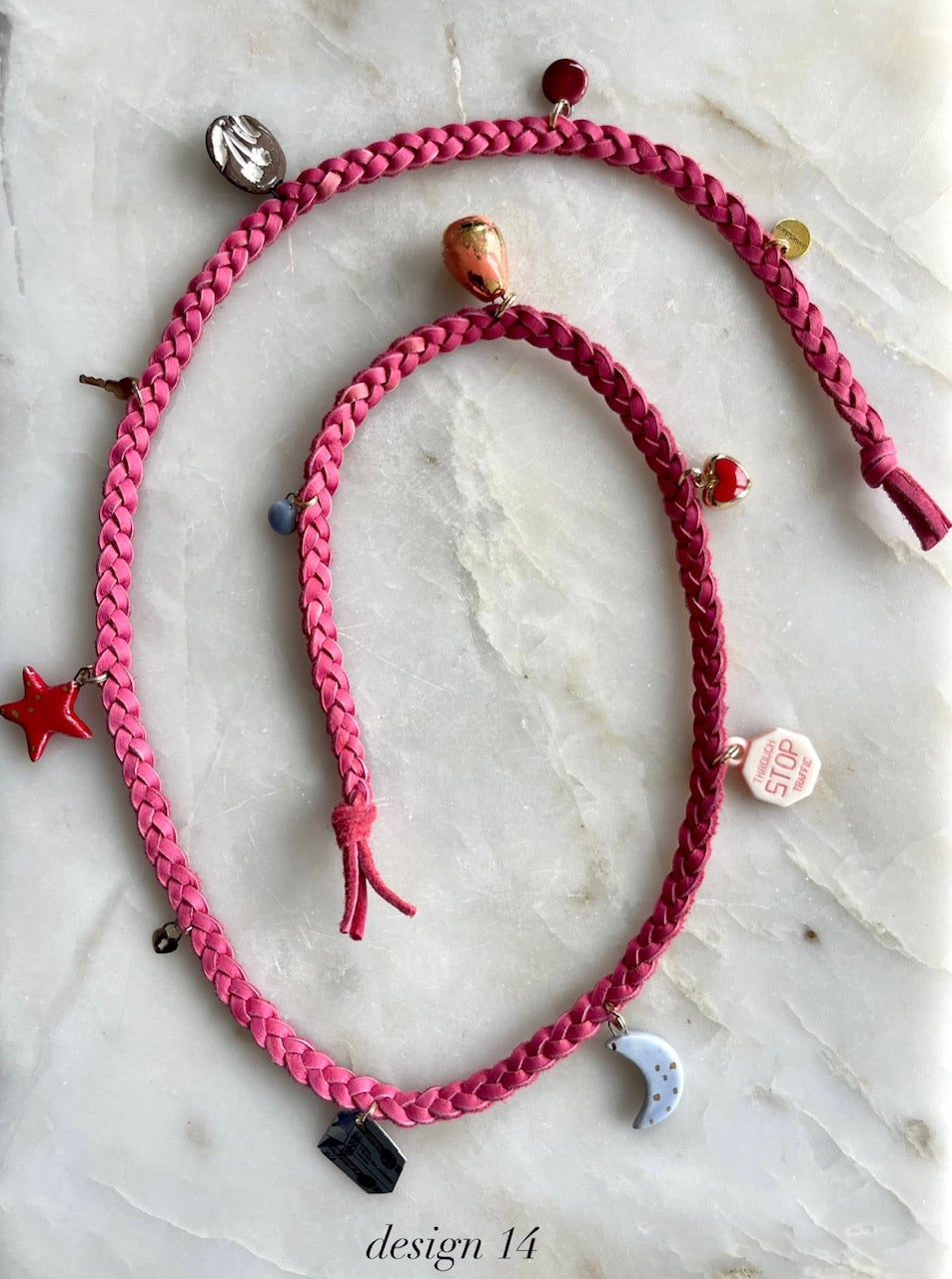 Caviar Crafts Leather Wrap Bracelet