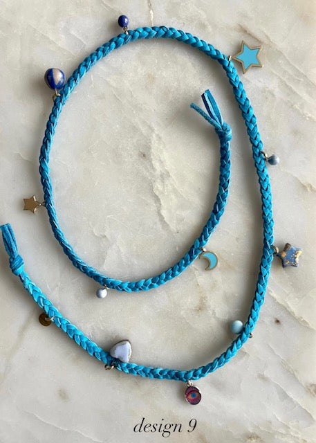 Caviar Crafts Leather Wrap Bracelet