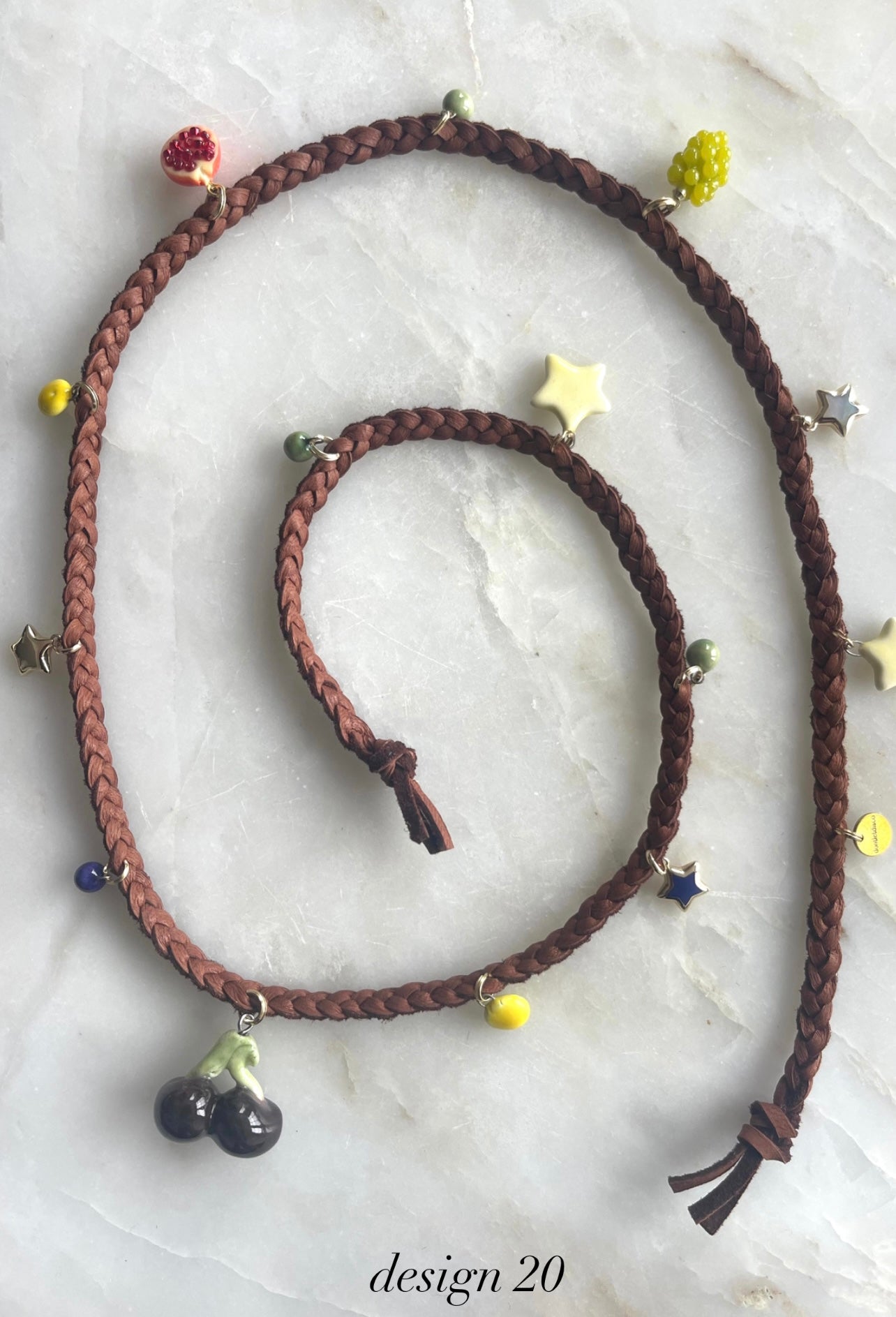 Caviar Crafts Leather Wrap Bracelet