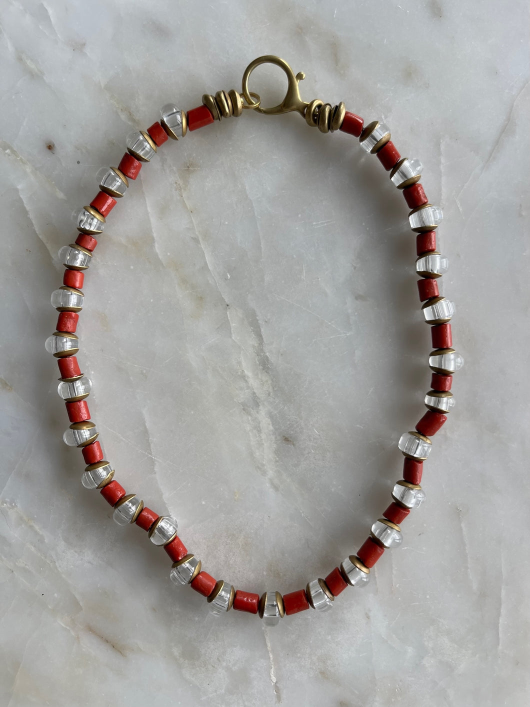 Rouge Disco Deco Necklace