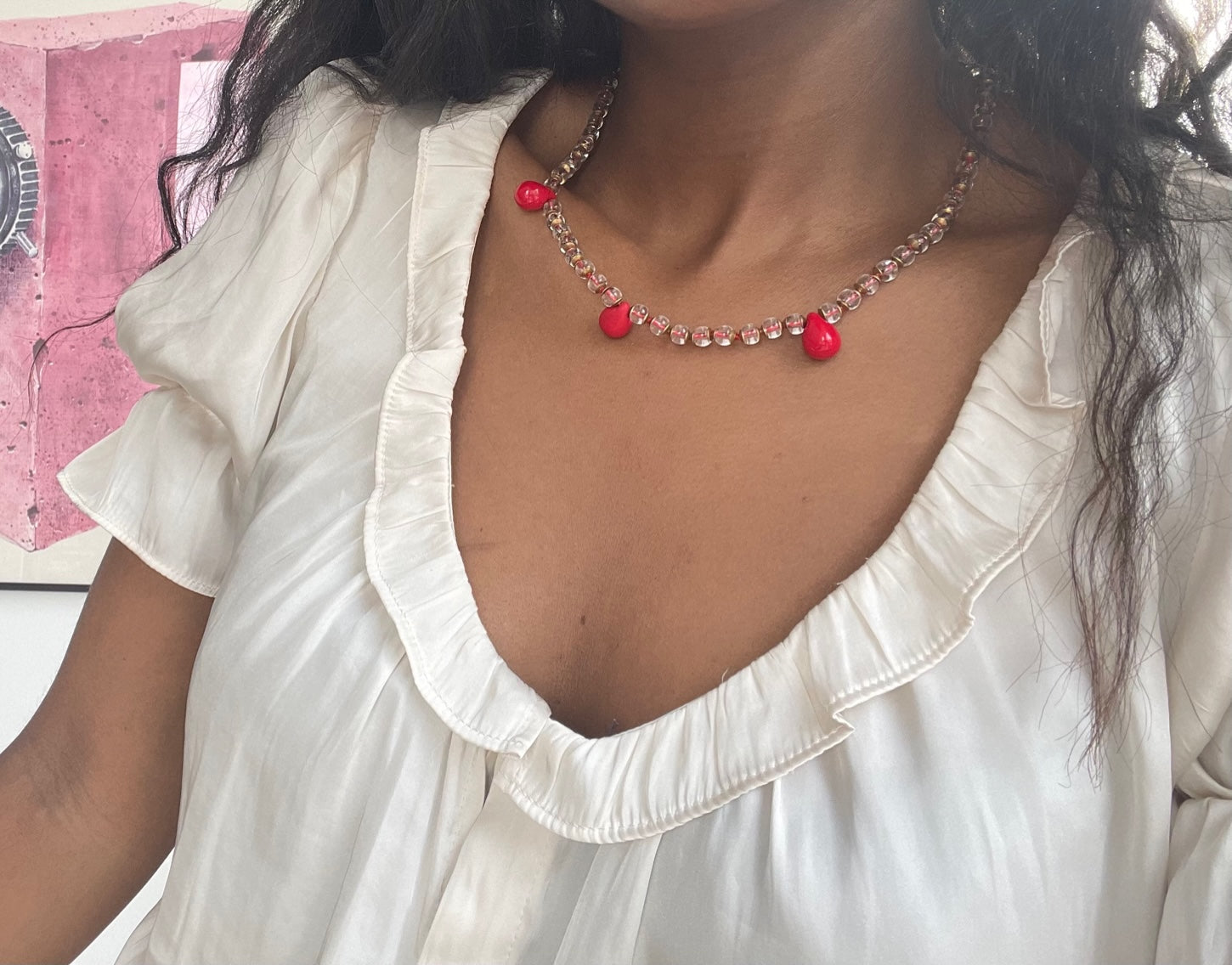 The Rock Candy Delight necklaces