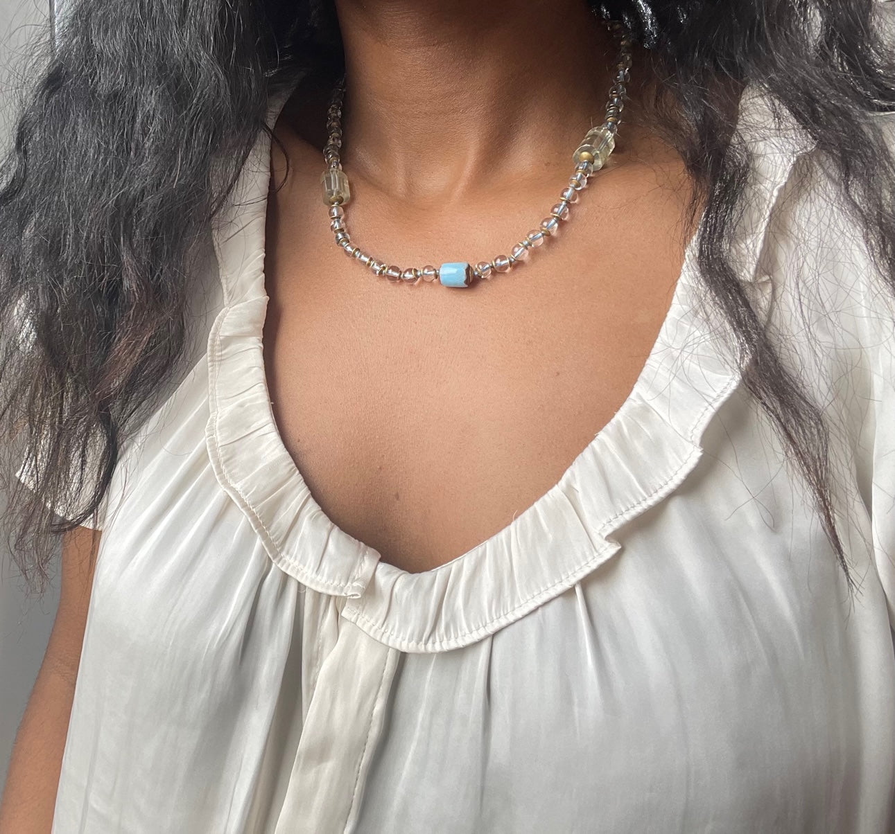 The Rock Candy Delight necklaces