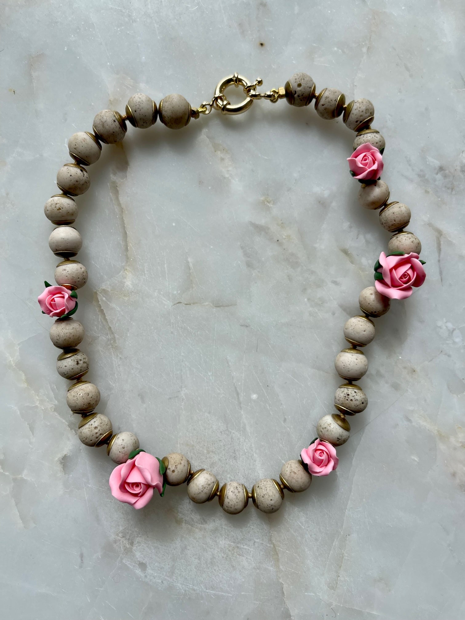 A Rose from Concrete necklace