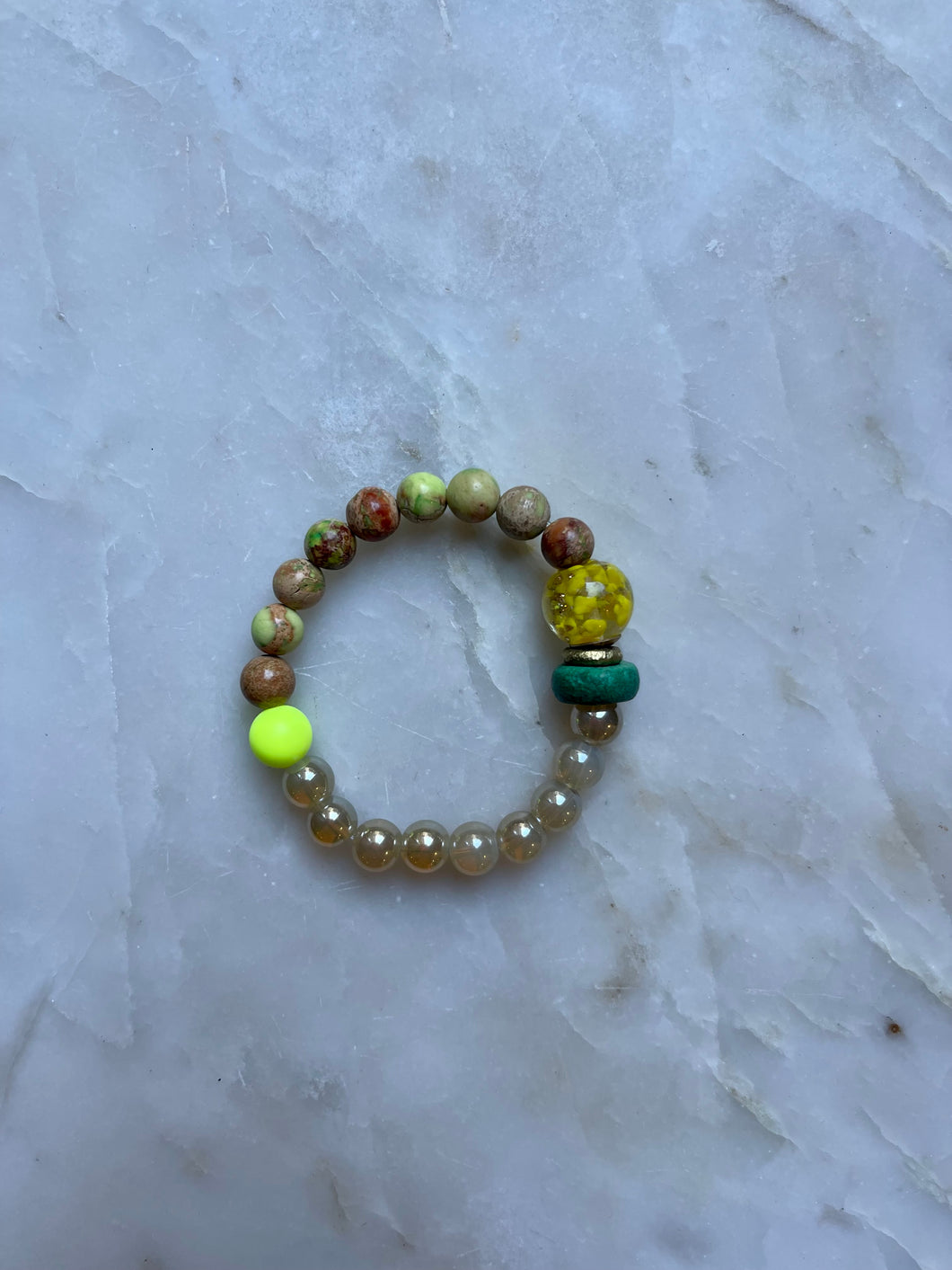 The Green is Good Fortune bracelet